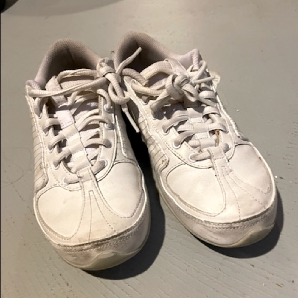 White Nike shoes